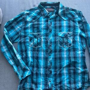 Rock & Roll Cowboy button down shirt